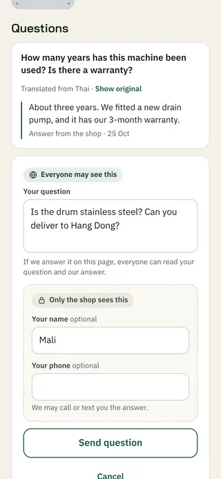 Ask a question