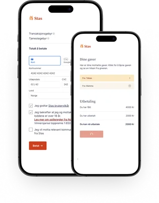 app skjermbilder av betaling som behandles